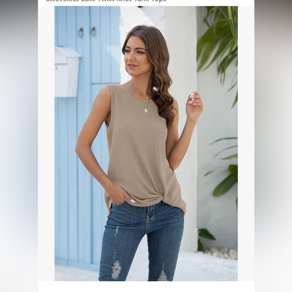Twist Knot Tank Top